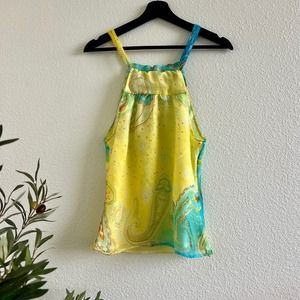 J Marco Lightweight top Yellow and blue XS